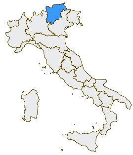 trentino mappa