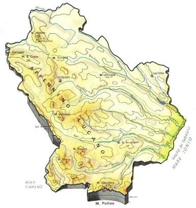 mappa basilicata