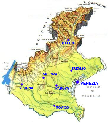 mappa veneto MAPPA VENETO